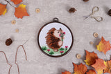 Hedgehog Cross Stitch Stitch You Own Kit By Trimits GCS99