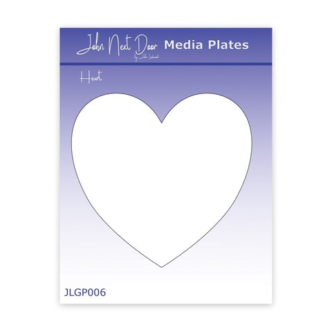 Heart Media Plate John Next Door By John Lockwood JLGP006