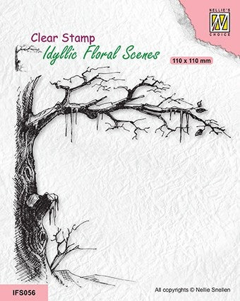 Icy Tree Clear Stamp Idyllic Floral Scenes By Nellie Snellen Nellies Choice IFS056