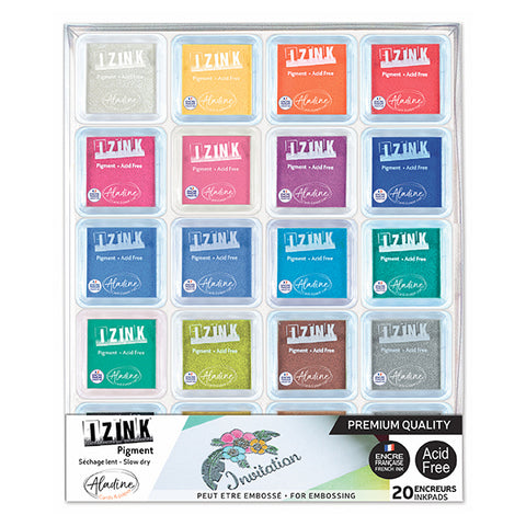 Izink Pigment Slow Dry Premium Quality Ink Pads John Next Door For Craft Too By Aladine