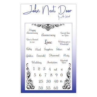 Anniversary Sentiments John Next Door Clear Stamp By John Lockwood JND0015
