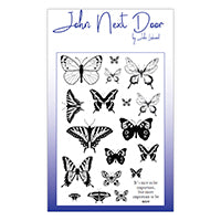Butterflies John Next Door Clear Stamp By John Lockwood JND0017