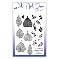 Skeleton Leaves John Next Door Clear Stamp By John Lockwood JND0020