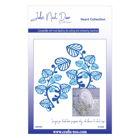 John Next Door Heart Collection - Honesty Leaves (2pcs) JND065