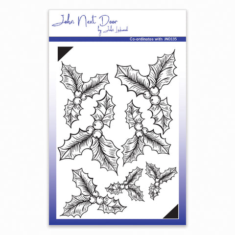 Shaded Holly John Next Door Clear Stamp By John Lockwood JND136