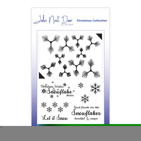 Snowflower John Next Door Clear Stamp Christmas Collection By John Lockwood JND185