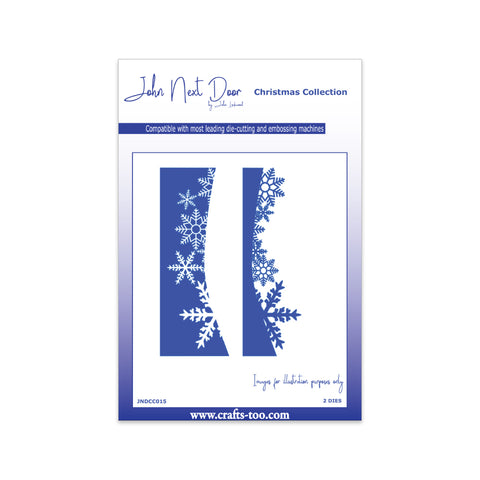 John Next Door Christmas Dies - Snowflake Edge (2pcs) JNDCC015
