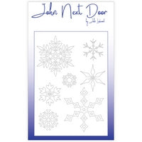 John Next Door Mask Stencil - Elegant Snowflakes JNDM0016