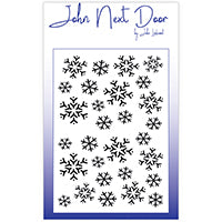 John Next Door Mask Stencil - Snowflakes JNDM0025