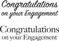 Just Words - Engagement Stamps By Woodware JWS087