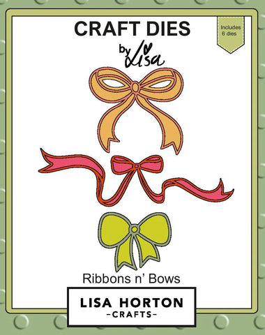 Ribbons n' Bows 6 Dies By Lisa Horton LHCCD197