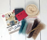 Little Teddy Needle Felting Kit Crafting Kit The Crafty Kit Company CKC-NF-213