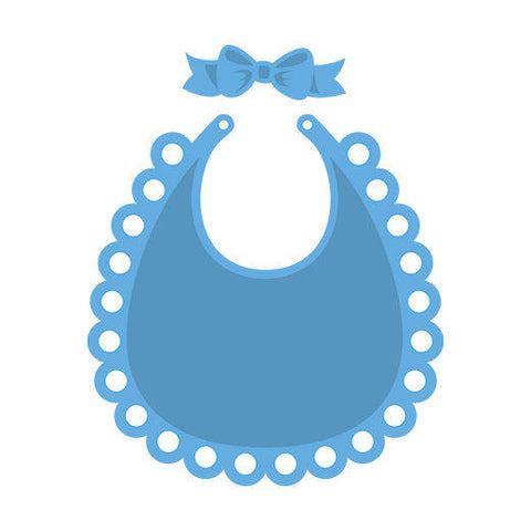 Baby Bib and Bow Dies Creatable Marianne Design LR0306