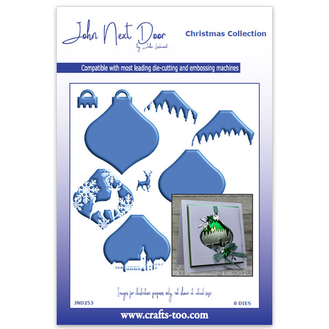 Linda's Bauble Christmas Collection Die John Next Door By John Lockwood JND253