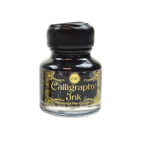 Manuscript Calligraphy Ink Bottle - Black MA62208