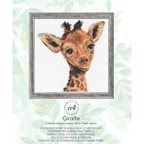 Giraffe Counted Cross Stitch Kit Martha Bowyer By My Cross Stitch MBAC02