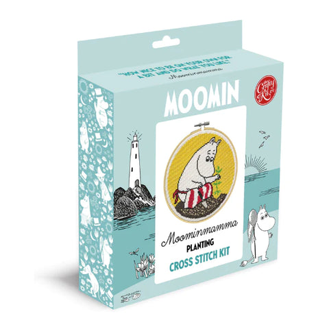 Moonminmamma Planting Moomin Cross Stitch Kit The Crafty Kit Company CKC-MOOMIN-007