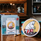 Moomintroll Reading Moomin Cross Stitch Kit The Crafty Kit Company CKC-MOOMIN-005