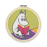 Moomintroll Reading Moomin Cross Stitch Kit The Crafty Kit Company CKC-MOOMIN-005