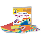 Origami Paper Solid 55 Sheets Non-Toxic Pacon Creative Products 72230