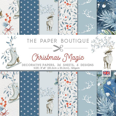 Christmas Magic Decorative Paper Pad 8x8 36 Sheets 160gsm By The Paper Boutique PB1611