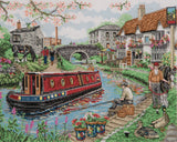 Country Canal Essentials Collection Counted Cross Stitch Kit By Anchor PCE936