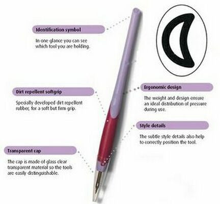 Perforating Tool Moon By Pergamano Claitystamp