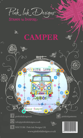 Campervan Wheels Series Series Stamps Set By Pink Ink Designs PI003