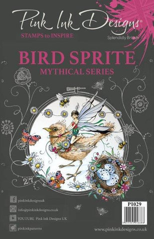 Bird Sprite Mythical Series 10 Stamps Set By Pink Ink Designs PI029