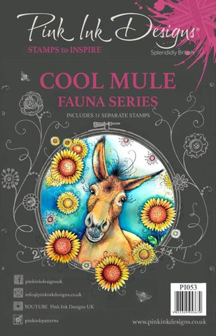 Cool Mule Fauna Series 11 Stamps Set By Pink Ink Designs PI053