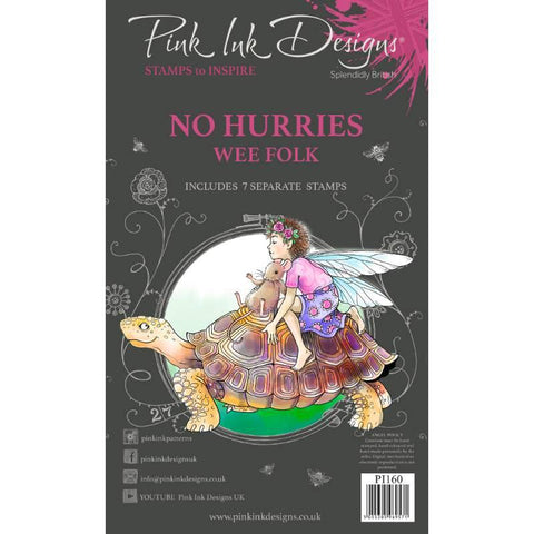 No Hurries Wee Folk Series Stamps Set By Pink Ink Designs PI160