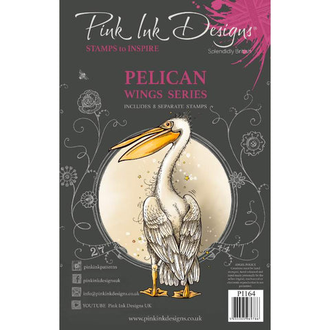 Pelican Wings Series 8 Stamps Set By Pink Ink Designs PI164