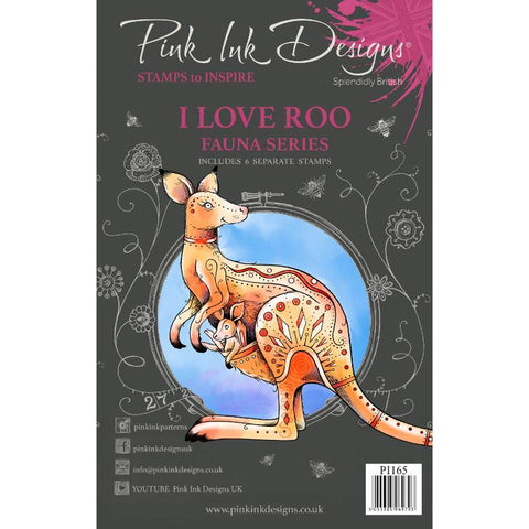 I Love Roo Fauna Series 6 Stamps Set By Pink Ink Designs PI165