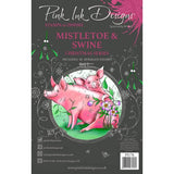 Mistletoe & Swine Christmas Series 10 Stamps Set By Pink Ink Designs PI176