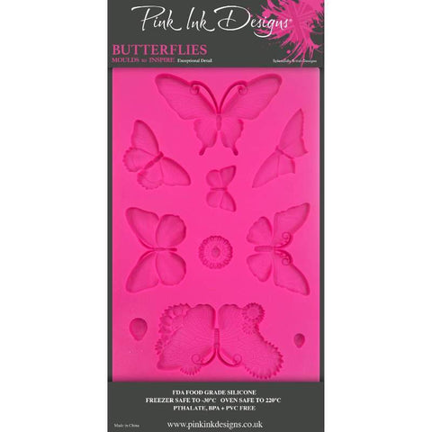 Butterflies Moulds to Inspire Set By Pink Ink Designs PI003