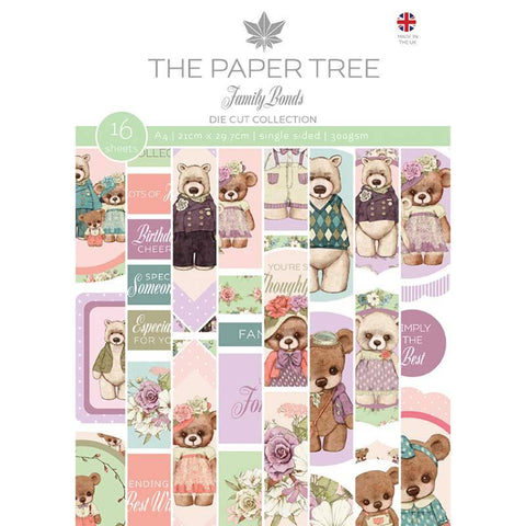 Family Bonds Die Cut Collection A4 Pad 300gsm The Paper Tree PTC1185
