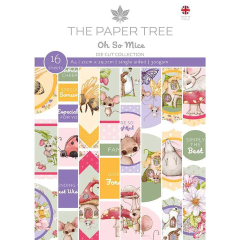 Oh So Mice Die Cut Collection A4 Pad 300gsm The Paper Tree PTC1201