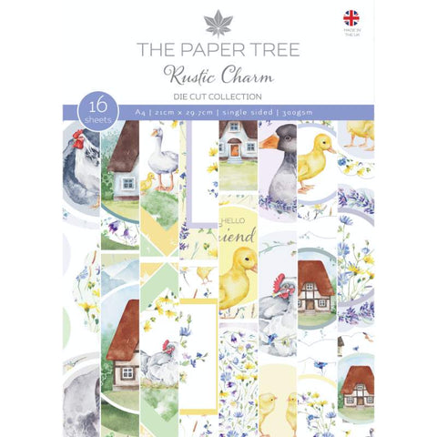 Rustic Charm Die Cut Collection A4 Pad 300gsm The Paper Tree PTC1227