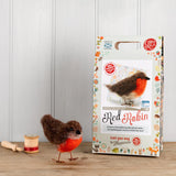 Red Robin Needle Felting Kit Crafting Kit The Crafty Kit Company CKC-NF-134