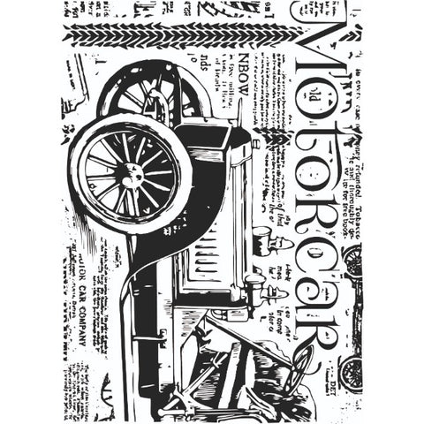 Motorcar Background Clear Stamp By Sharon Callis SCCSA6016