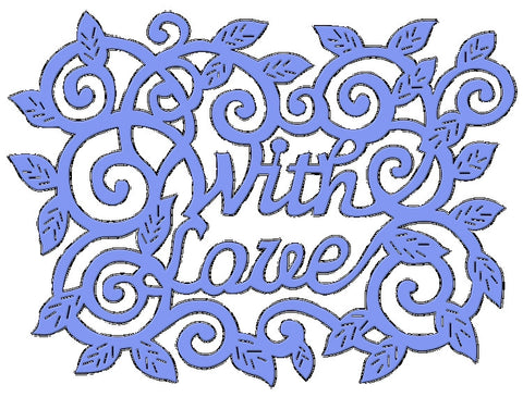Sweet Dixie Die With Love Swirls And Leaves SDD106