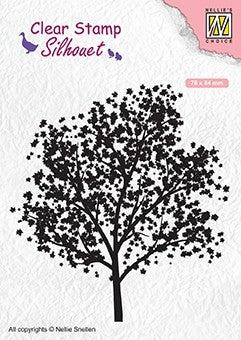 Tree Nellie Snellen Flower Clear Stamps SIL063