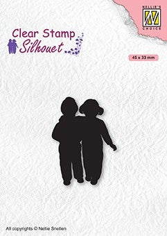 Close Friends Nellie Snellen Clear Stamps Silhouette SIL075