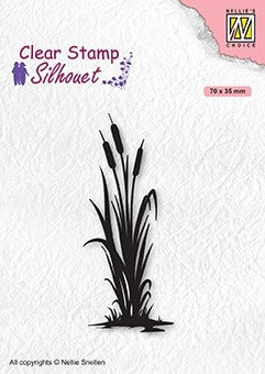 Bulrushes 2 Nellie Snellen Silhouette Clear Stamps SIL077