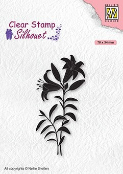 Lily Nellie Snellen Silhouette Clear Stamps SIL078