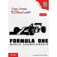 Formula One 2 Stamps Silhouette Nellie Snellen SIL103