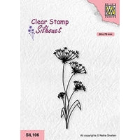 Flowers 19 Nellie Snellen Flower Clear Stamps SIL106