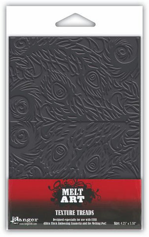 Melt Art Texture Treads Fancy Feathers By Ranger