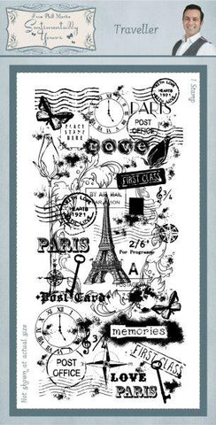 Traveller Rubber Stamp From Phill Martin Sentimentally Yours SYR008