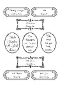 Words of Sincerity Collection Clear Stamp Set By Phill Martin